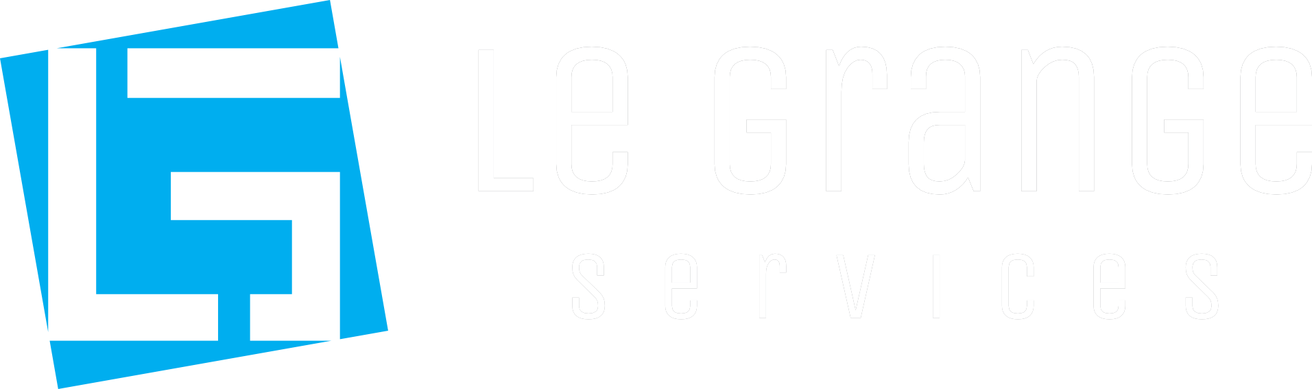 Logo in white